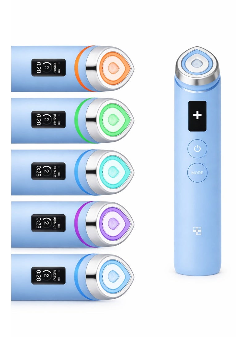 Medicube Age-R Booster Pro Sky Blue|6-in-1 Real Glass Glow Beauty Massager | Looking Glass Skin | Korean Skin Care - Image 1
